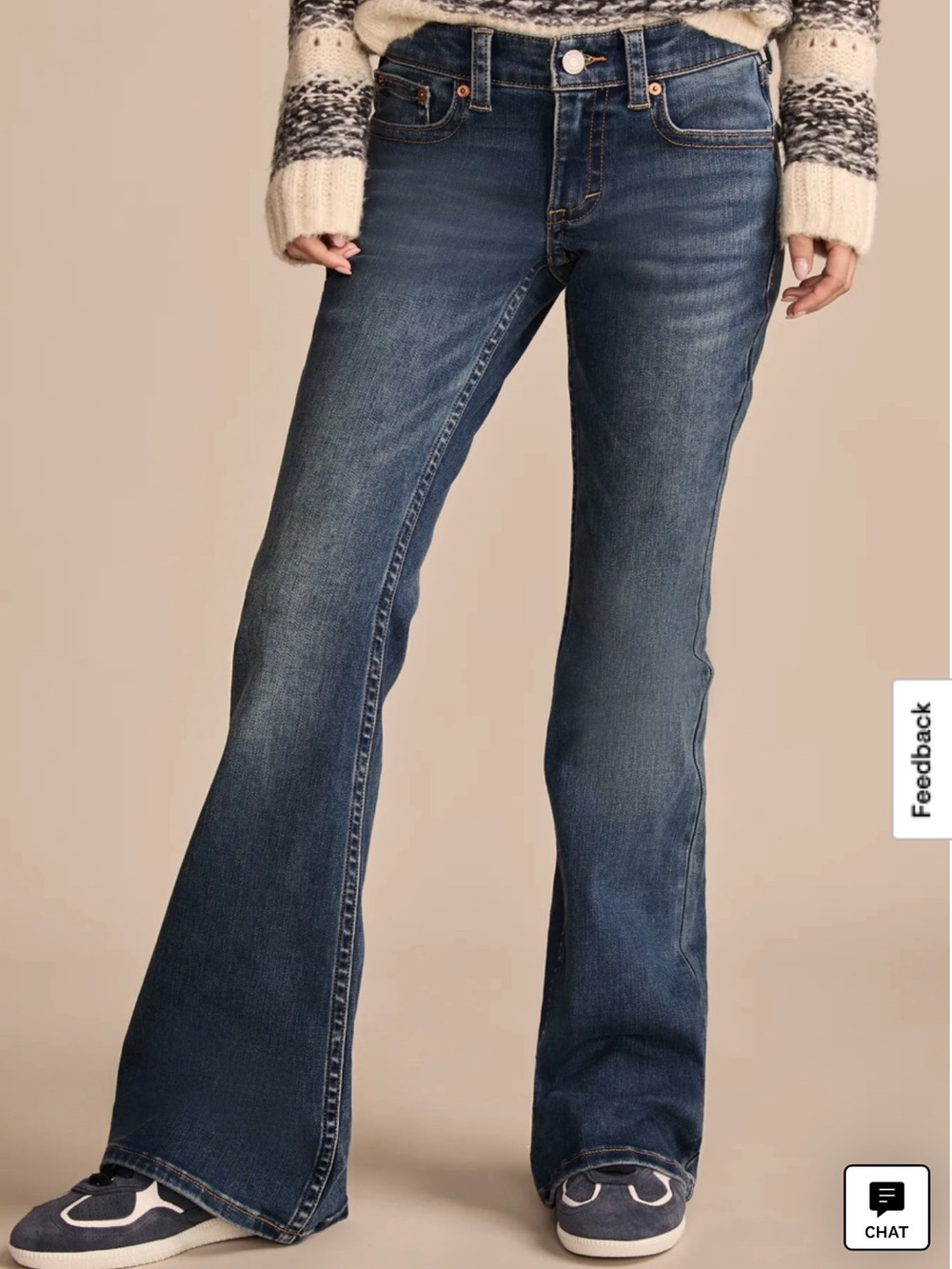 Lucky Brand Dark Blue Flare Jeans